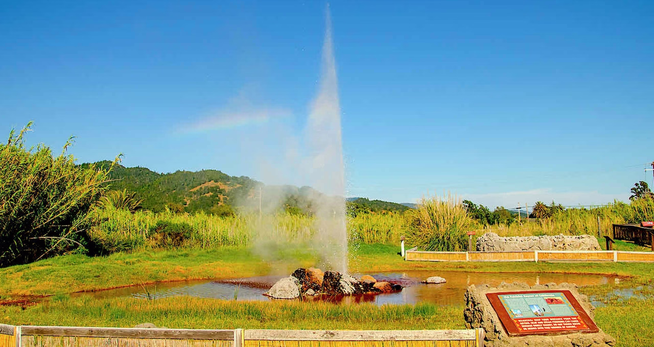Old Faithful Geyser of California