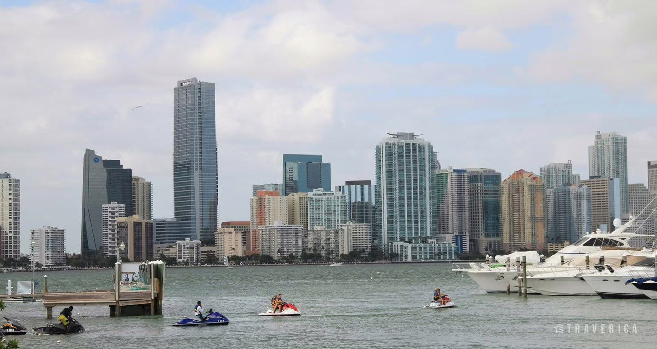 Rickenbacker Causeway Skyline View (Hobie Island)