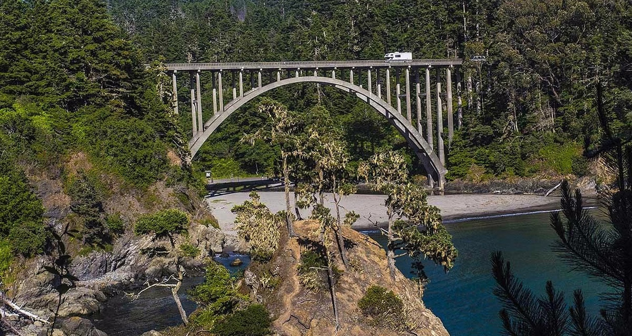 Russian Gulch State Park