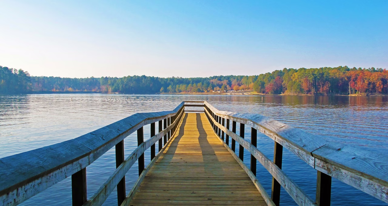 The Pier at Falls Lake Park Office and Information Center